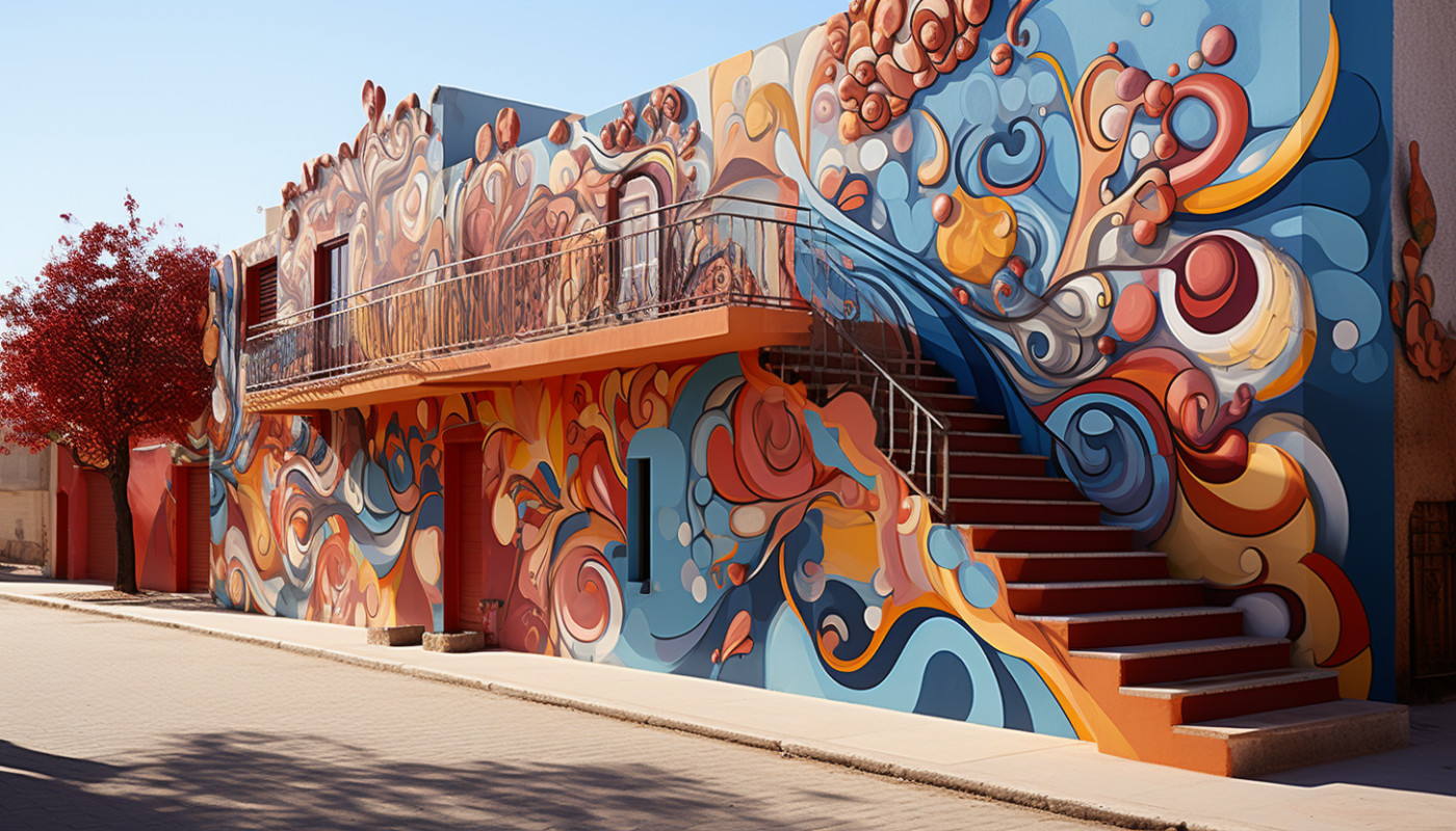 Le fresque mural ou le graffitti